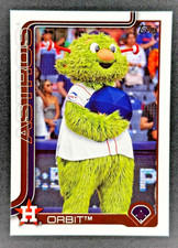 ORBIT, 2025 Topps Series 1 Celebration, HOUSTON ASTROS MASCOT #M-11⚾️