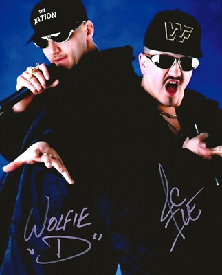 WWE PG13 WOLFIE D & JC ICE Dual Autographed Signed 8x10 Wrestling