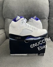 Size 10 - Nike Air Jordan 5 Retro Dark Concord (2022) with Receipt DD0587-141