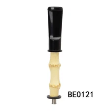 Bamboo Pipe Stem Mouthpiece for Tobacco Smoking Pipe Straight Saddle Pipe Stems