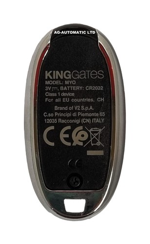 KINGGates MYO 4C Garage & Gate Remote control with cloning function 433.92MHz. - Picture 2 of 2