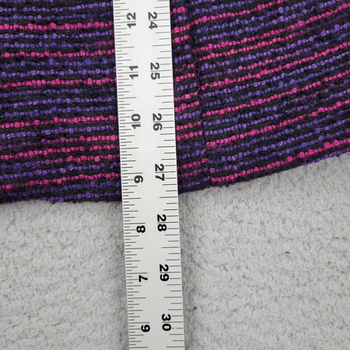 Kasper & Company ASL Womens 22W Purple Viscose Heather Button Long Sleeve - Picture 4 of 9
