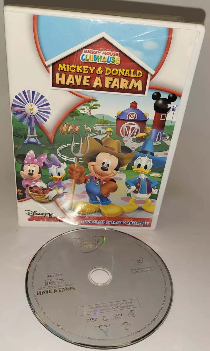 DVD Disney mickey mouse clubhouse mickey & Donald have a farm ( COVER ONLY )