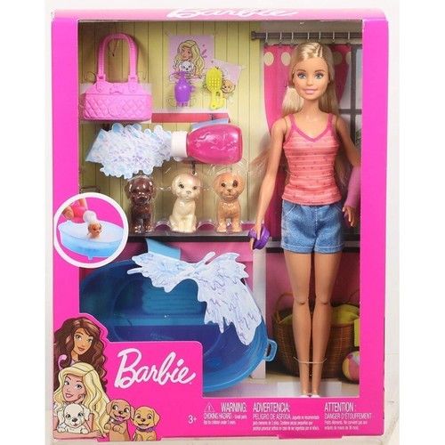 Barbie Posh Pet Park - Set Chiots Et Accessoires - 2003 Mattel B6358 - Neuf