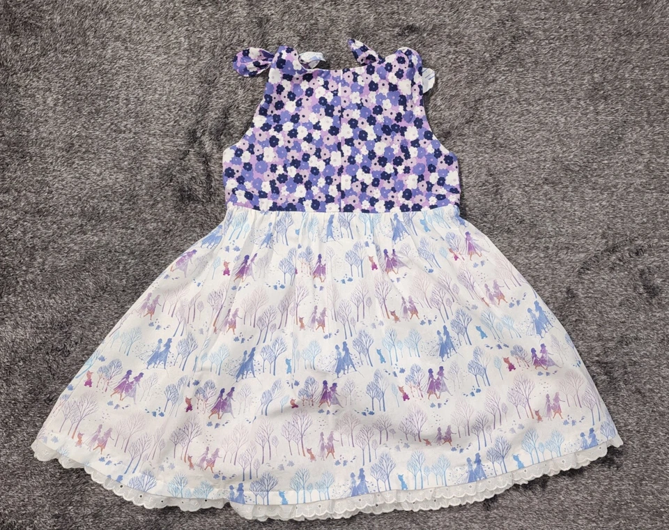 Niñas Vestido Frozen Elsa & Anna Vestido Frozen Vestido de Fiesta Talla S Foto 3 de 4
