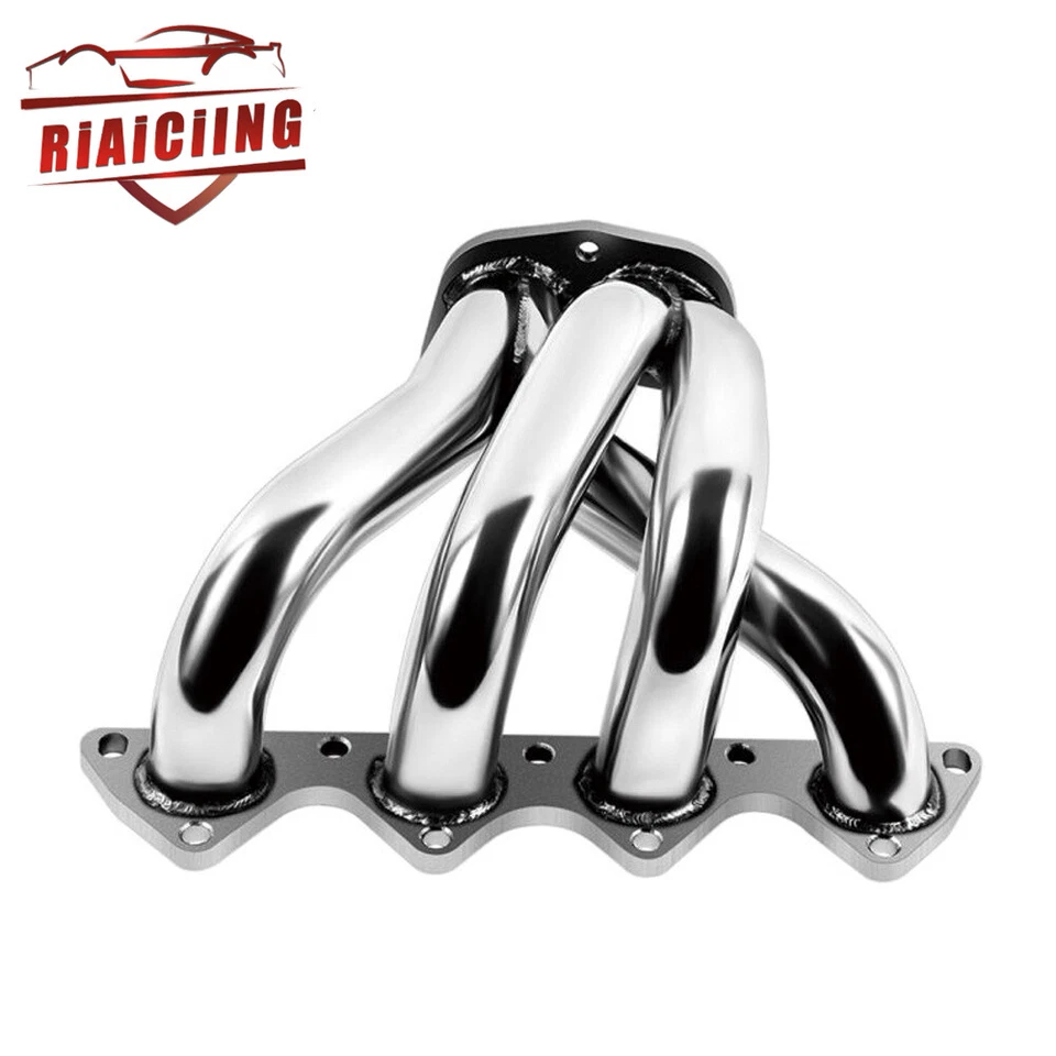 Cabezales de acero inoxidable para Acura Integra LS/RS/GS 1.8 B-Series B16 B18 B20 1994-2001 Foto 4 de 4