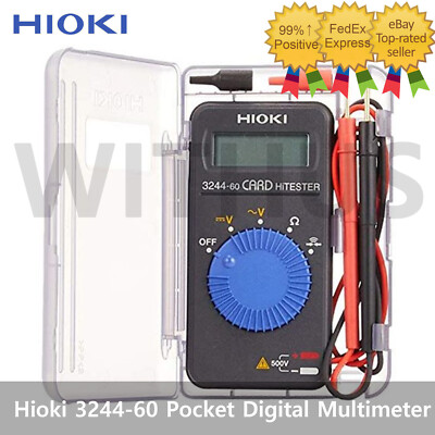 Hioki 3244 60 kaart hitester and digital multimeter, 41.99 megaohm weerstand, 500v ac-dc-spanning