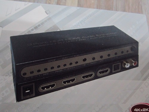 ULTRA DHMI AUDIO EXTRACTOR 4KX2K 3 PORT HDR SEALED NEW - Picture 2 of 10