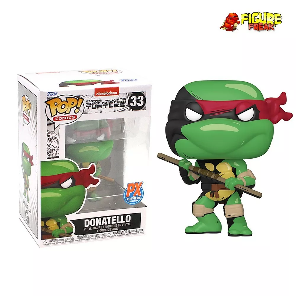 Boneco As Tartarugas Ninja Donatello 33 Funko Pop Comics