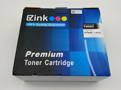 EZ Ink Premium Toner Cartridge For TN660 4 Pack, BLACK 8718891030564 | eBay
