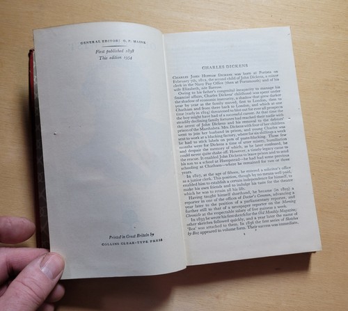 1954 CHARLES DICKENS Oliver Twist cloth-bound hardcover - Picture 4 of 8