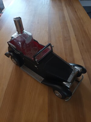 Vintage Rolls Royce Musik Karaffe & Schnapsgläser