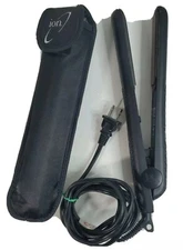 Flat Iron Ionic Hair Straightener Herstyler Super Styler Ion Black Works Damaged