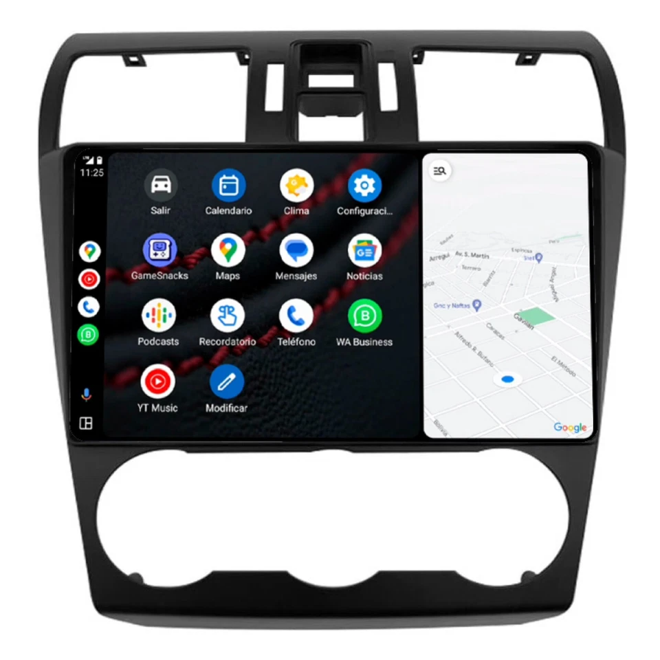 Autoradio Android per Subaru Forester 2013-14 4GB ram 64GB Octacore - Telecamera - Immagine 3 di 4