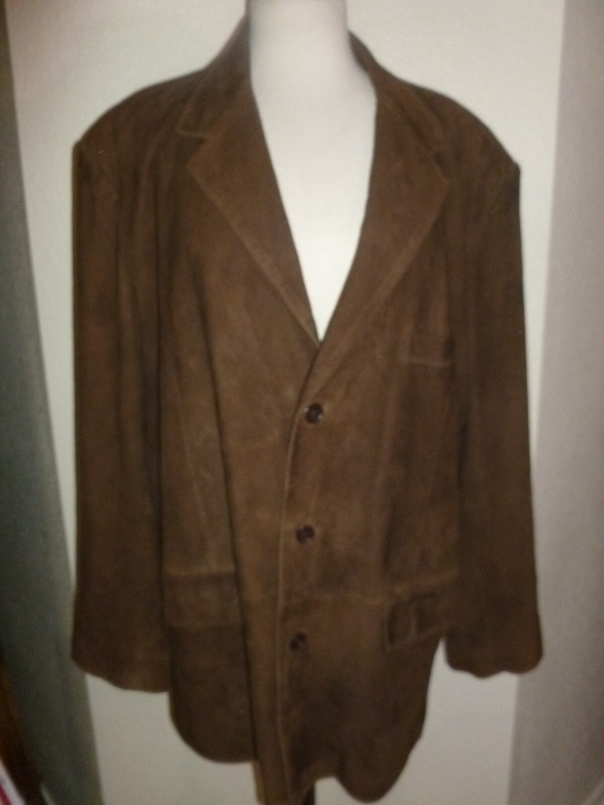 Golden Bear Softest Suede Leather Jacket Coat Mens 40… Gem