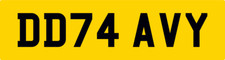 DAVY 🤩DAVID DAVE DAV DAVEY PRIVATE REGISTRATION CHERISHED NUMBER PLATE DD74 AVY
