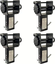 Trailer Stake Pocket Winch Flatbed Utility Set, 4 Pack Flatbed Winch Tie Down,