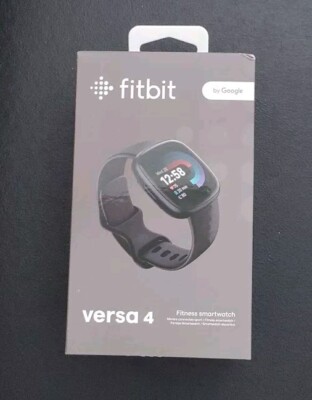 Fitbit Versa 4 Fitness Smartwatch - Black NEW SEALED