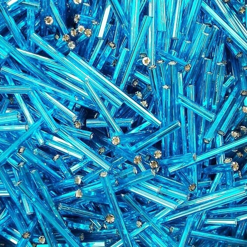 30mm Long Bugle Beads Czech Craft Jewellery Hex Faceted BUY 10g 20g 15 COLOR 485 - Picture 15 of 24