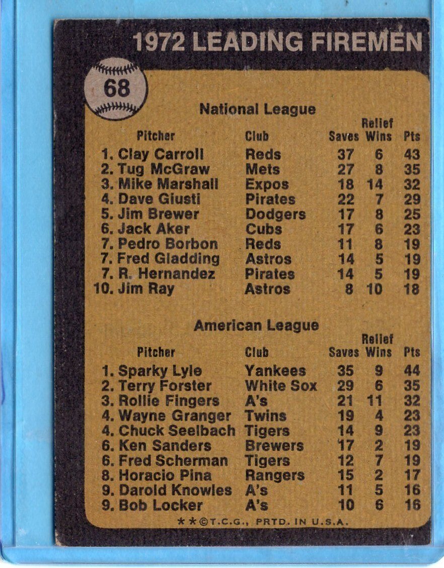 1973 TOPPS BASEBALL CARDS - PICK YOUR  FAVORITE 1-199 - Picture 140 of 380