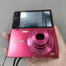 Samsung MV900f 16.0 MP 5xOptical Zoom Flip-out Vlog Camera Red us