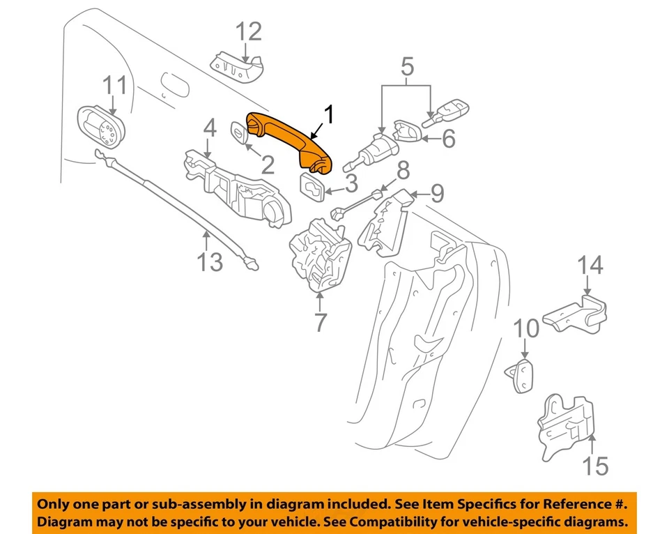 Manija de puerta exterior usada se adapta a: Audi TT 2004 montaje grado A Foto 3 de 4