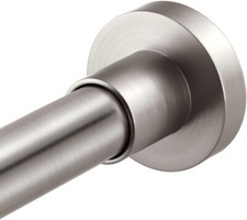 Shower Curtain Rod Adjustable Spring Tension Shower Rod No 47-61 Inch Nickel