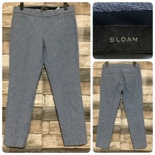 Banana Republic Sloan Pants Women  s 4 Blue Inseam 26 Stretch