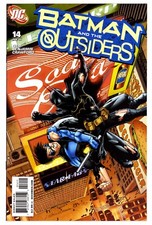 Batman and the Outsiders (2nd Series) #14 NM 9.4 2008 Jim Calafiore Cover
