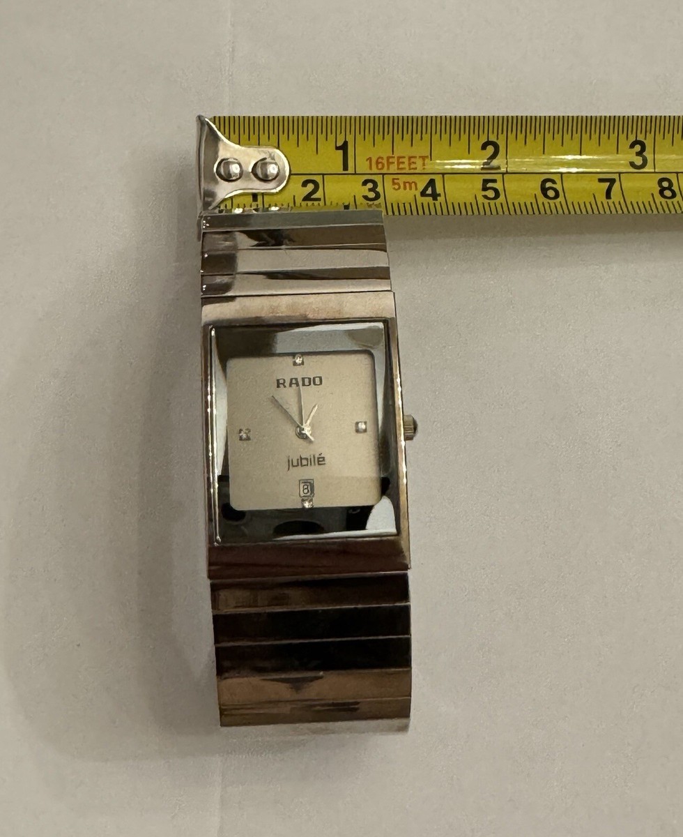 RADO Watch - Jubile Swiss Made Quartz Diamond Light Silver Face w