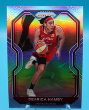 2021 Panini Prizm WNBA Silver Prizm Rainbow #43 Dearica Hamby Las Vegas Aces