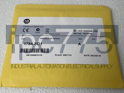 NEW Allen Bradley 1784-SD1 Controllogix Secure Digital Card
