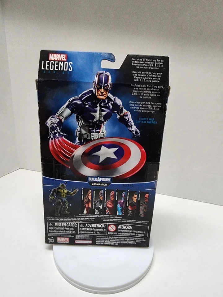 6-дюймовая экшн-фигурка Капитана Америка из серии Marvel Legends от Hasbro — НОВАЯ В КОРОБКЕ - Изображение 4 из 4
