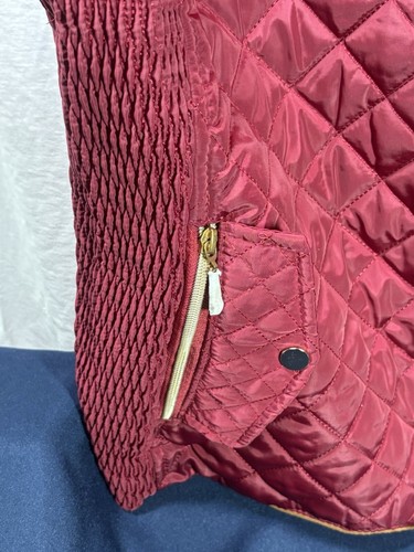NEW Lee Hanton Quilted Vest With Plush Lining. Women's Size 2 XL - Picture 4 of 7