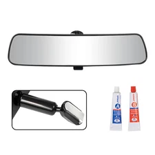 10"Inch Universal Car Rear View Mirror Learner Driver Stick On Interior Wide Kit