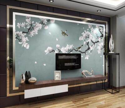 3D Branch Bird K6414 Wallpaper Mural Self-adhesive Removable Sticker Kay