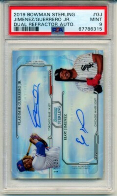 2019 Bowman Sterling Vladimir Guerrero Jr./Eloy Jimenez Dual Auto 