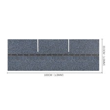 18x Roofing Felt Shingles Tiles Roof Asphalt Shed Houses Fishscale Hexagonal