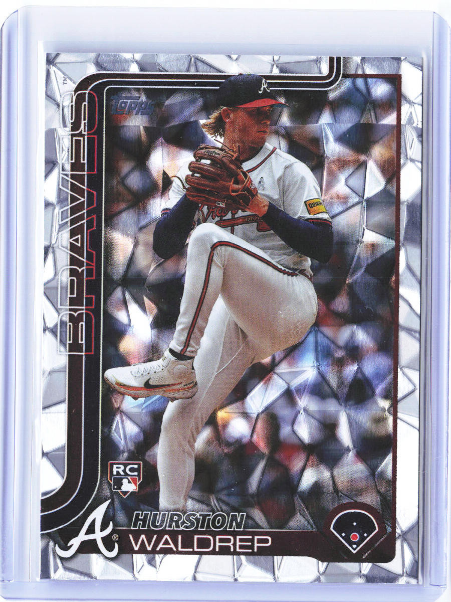 2025 Topps #253 Hurston Waldrep Diamante Foil