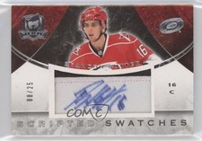 2008 Upper Deck The Cup Scripted Swatches 8/25 Brandon Sutter #SS-BS Auto 0i5j