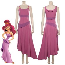 Megara Pink Dress Cosplay Costume Outfits Women's Halloween Carnival Suit