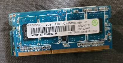 Notebook-Ram Ramaxel DDR3 2 GB 1Rx8 PC3-10600S-999