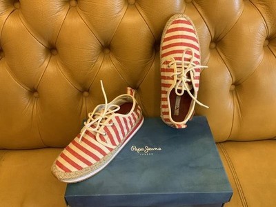 Women Pepe Jeans Loafers White Textile 36