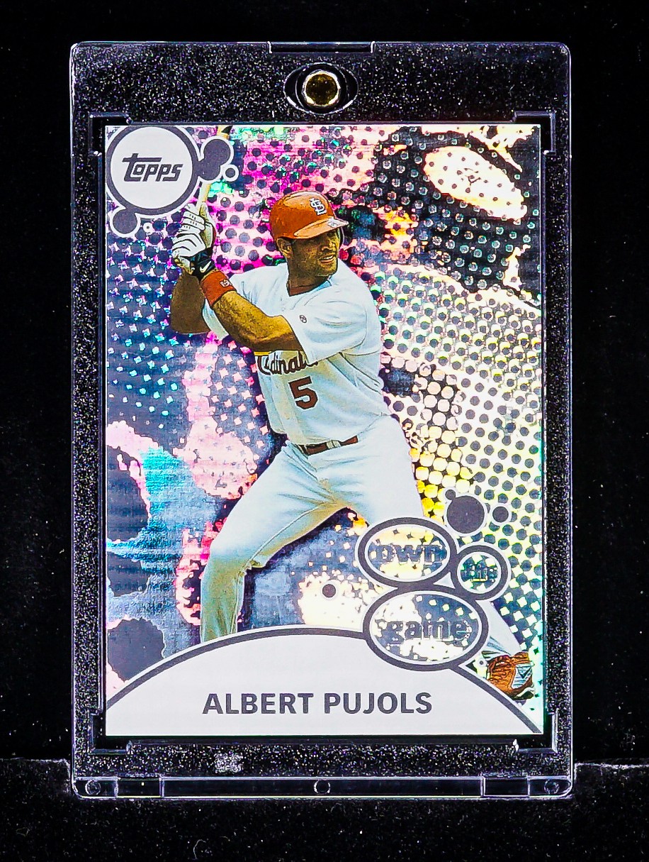 Albert Pujols RARE RBI LEADERS SILVER FOIL CARD Cardinals MVP