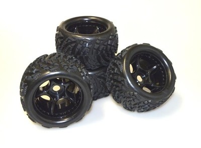 Carson X10ET Beat Warrior Reifen Set (4) 17mm für 1:8 Buggy - 500900138