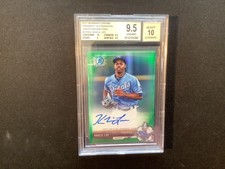 2017 Bowman CHROME KHALIL LEE GREEN REFRACTOR AUTO 09/99 BGS 9.5