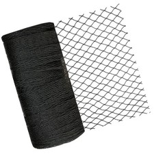 Heavy Duty Woven Mesh Bird Netting UV Resistant 1/2 Inch 7.5x65 FT