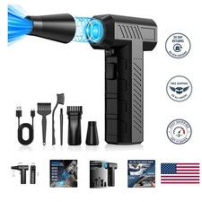 150,000 RPM Cordless Electric Air Duster with Nozzles - Perfect for All Surfaces