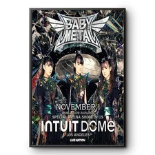 BABYMETAL Metal Fourth 2025 World Tour LOS ANGELES Intuit Dome Poster Print