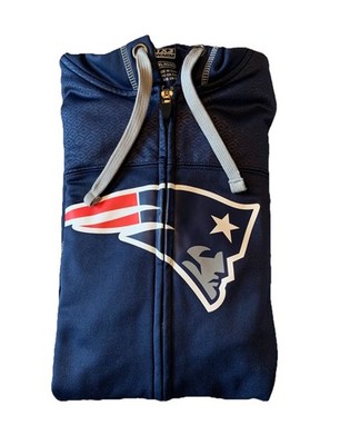 Patriots Zip Up Hoodie Tx3 Made In Egypt NFL Team Apparel XL  # DKM8 2017